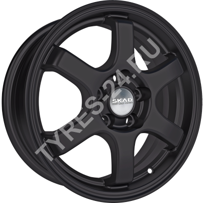 ДискSKADКиото6JxR15 PCD5x100 ET38 DIA57.1,чёрный