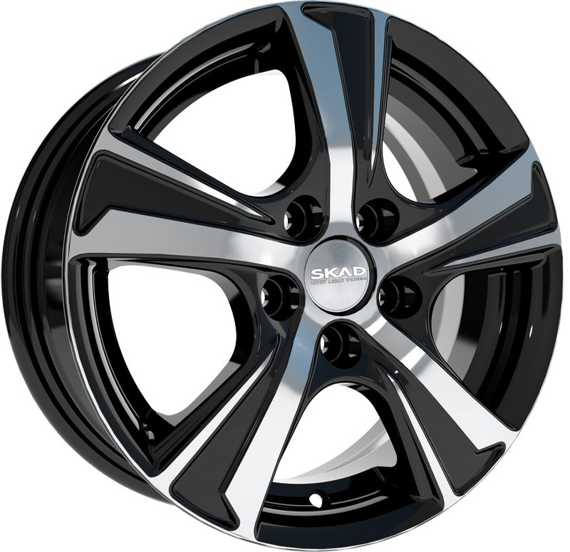 ДискSKADКрит5.5JxR14 PCD5x100 ET38 DIA57.1,чёрный