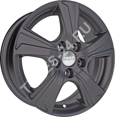 ДискSKADКрит5JxR14 PCD4x100 ET39 DIA56,серый