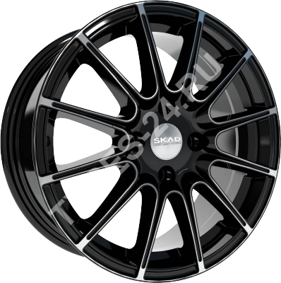 ДискSKADЛе Ман7JxR16 PCD5x110 ET38 DIA65.1,чёрный