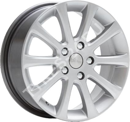 ДискSKADЛион6.5JxR16 PCD5x105 ET39 DIA56.7,серебристый