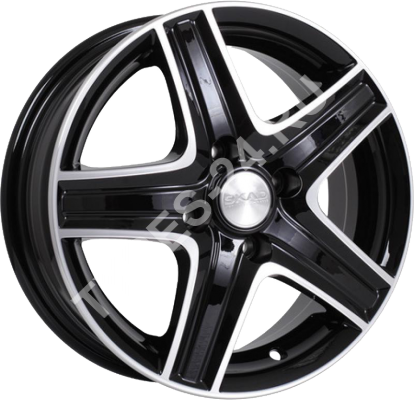 ДискSKADМагнум5.5JxR14 PCD4x100 ET38 DIA67.1,чёрный