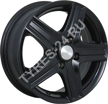 ДискSKADМагнум6JxR15 PCD5x108 ET52.5 DIA63.3,чёрный