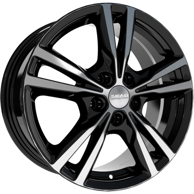 ДискSKADМельбурн7JxR17 PCD5x114.3 ET45 DIA66.1,чёрный
