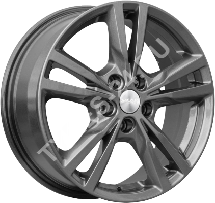 ДискSKADМельбурн7JxR17 PCD5x105 ET42 DIA56,серый