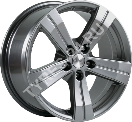 ДискSKADМицар7JxR17 PCD5x112 ET45 DIA66,серый