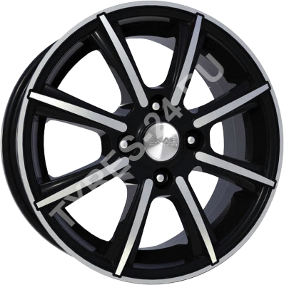 Диск SKAD Монако 5.5JxR14 PCD4x100 ET46 DIA54.1, чёрный