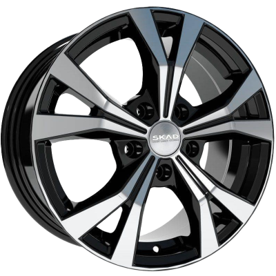 ДискSKADНагано6.5JxR16 PCD5x114.3 ET45 DIA60.1,чёрный