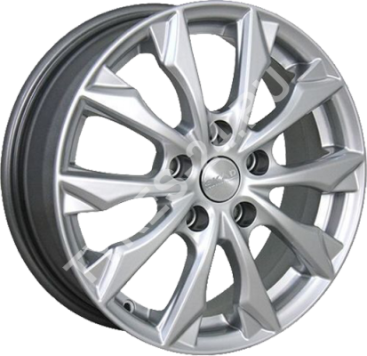 Диск SKAD Нагоя 6JxR16 PCD4x100 ET45 DIA60.1, серебристый