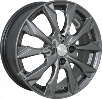 ДискSKADНагоя6JxR16 PCD5x114.3 ET43 DIA67.1,серый