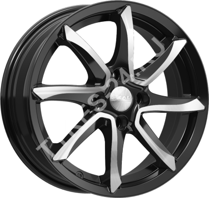 ДискSKADОсака6JxR15 PCD4x100 ET46 DIA54.1,серебристый