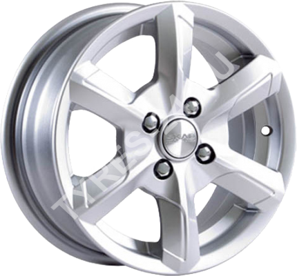 ДискSKADПилот5JxR14 PCD4x100 ET45 DIA67,чёрный