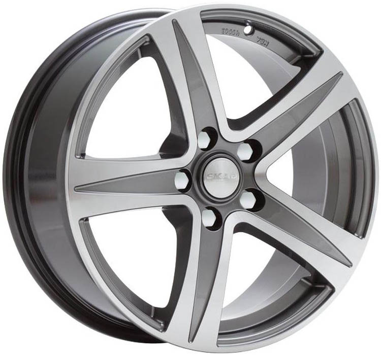 ДискSKADСакура7.5JxR17 PCD5x108 ET45 DIA67.1,серый