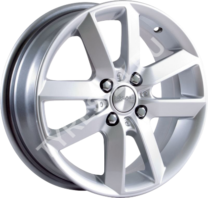 ДискSKADСамурай6JxR15 PCD4x100 ET45 DIA56,серебристый