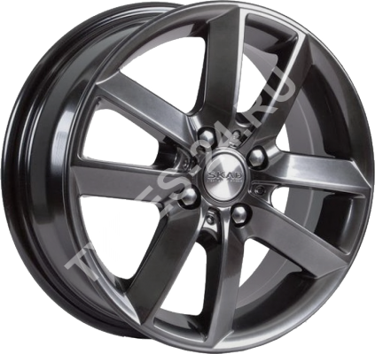ДискSKADСамурай6JxR15 PCD4x100 ET48 DIA54,серый