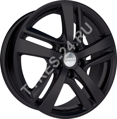 ДискSKADСеул6.5JxR17 PCD5x114.3 ET48 DIA67.1,чёрный