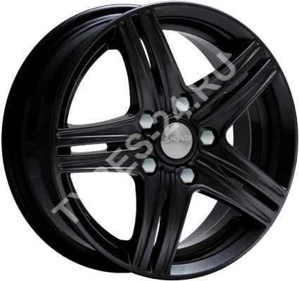 ДискSKADСити6JxR15 PCD4x114.3 ET38 DIA67.1,чёрный
