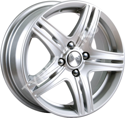 ДискSKADСити6JxR15 PCD4x114.3 ET45 DIA67.1,серебристый