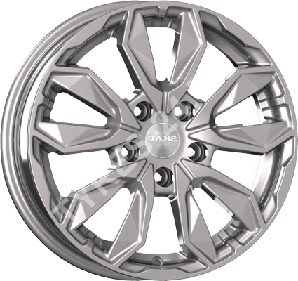 ДискSKADСочи6JxR16 PCD4x100 ET50 DIA60.1,серебристый