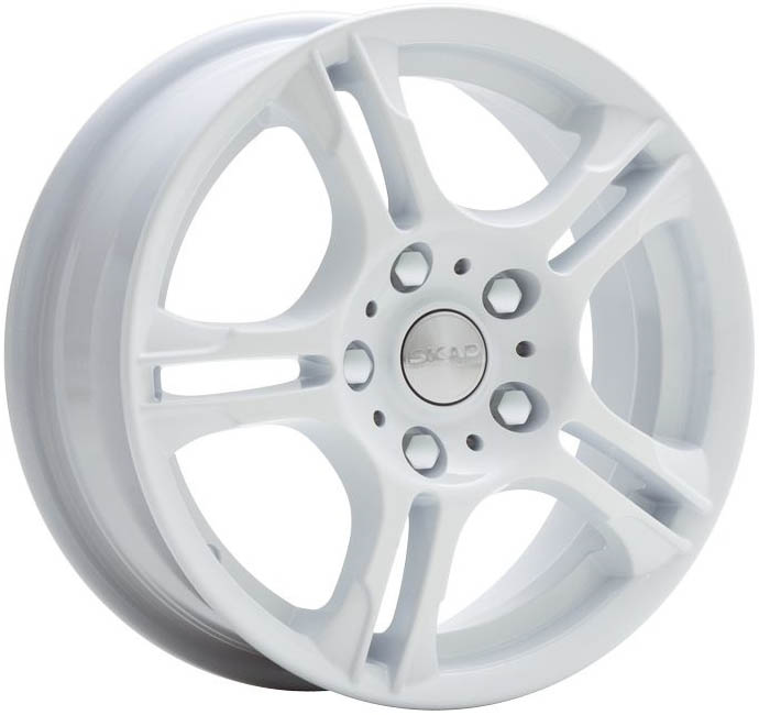 ДискSKADСтар6JxR15 PCD4x100 ET48 DIA54,белый