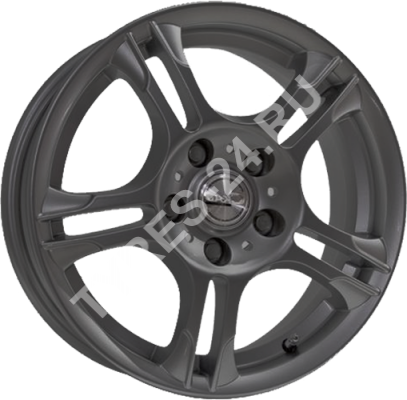 ДискSKADСтар6JxR15 PCD4x100 ET48 DIA54,серый