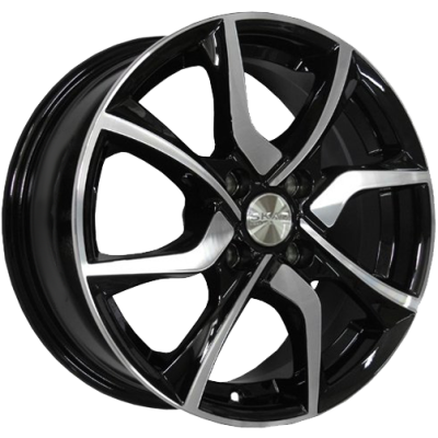 ДискSKADТулон6JxR15 PCD4x98 ET35 DIA58.6,чёрный