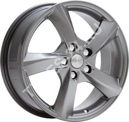 ДискSKADУльтра7JxR17 PCD5x112 ET35 DIA57.1,серебристый