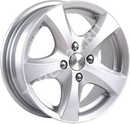 ДискSKADУран6JxR14 PCD4x108 ET37 DIA67.1,серебристый