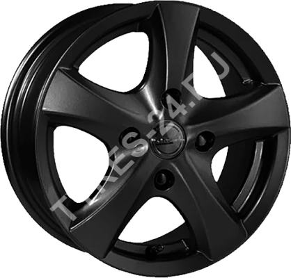 ДискSKADУран-25.5JxR14 PCD4x98 ET35 DIA58.6,чёрный