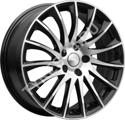 ДискSKADВаленсия7JxR18 PCD5x114.3 ET40 DIA67.1,чёрный