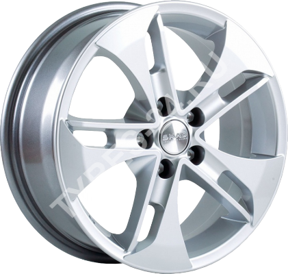 ДискSKADВенеция6.5JxR16 PCD5x108 ET50 DIA63.3,серебристый