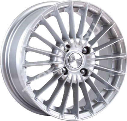 ДискSKADВеритас6JxR15 PCD4x100 ET45 DIA67.1,серебристый