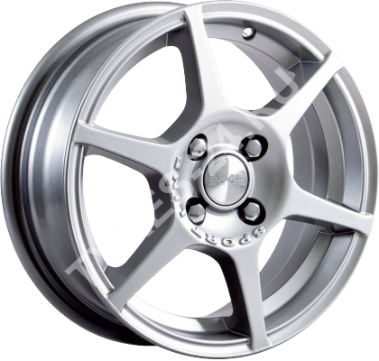 ДискSKADЯгуар5.5JxR14 PCD4x98 ET38 DIA58.6,серебристый