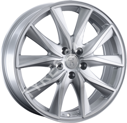 ДискSkodaSK1557JxR19 PCD5x112 ET43 DIA57.1,серебристый