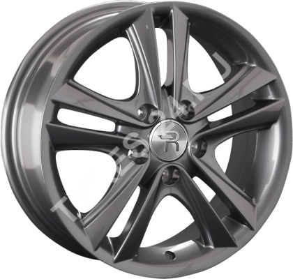 ДискSkodaSK1566.5JxR16 PCD5x112 ET39 DIA57.1,серый