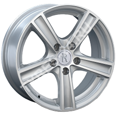 ДискSkodaSK1656JxR15 PCD5x100 ET38 DIA57.1,серебристый