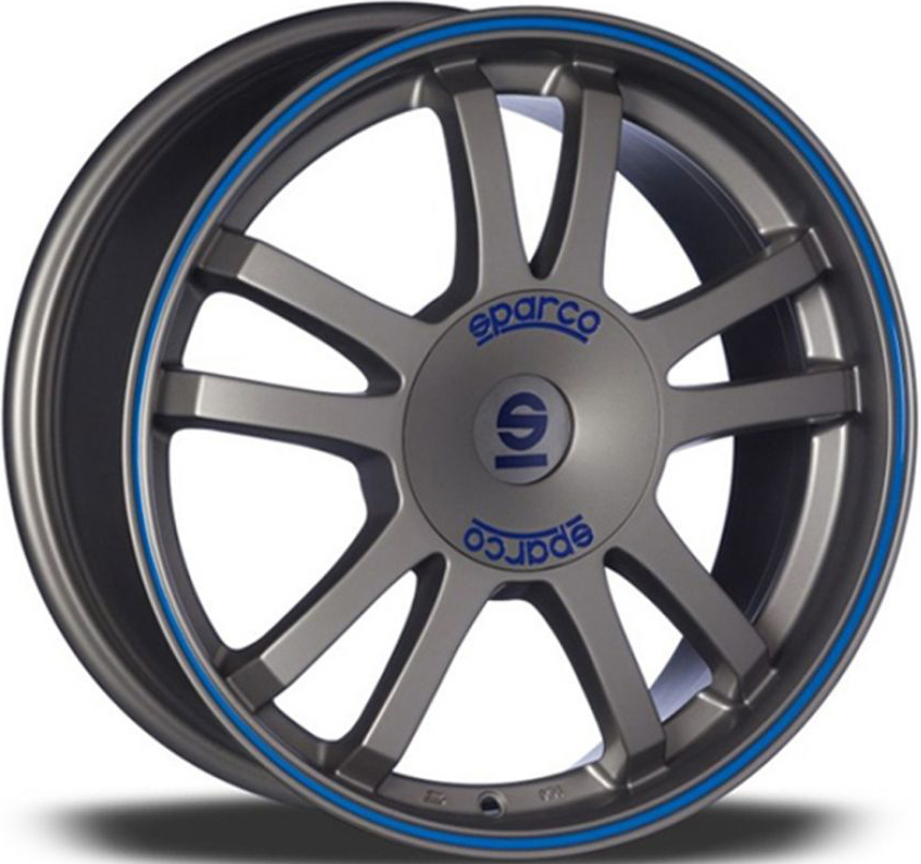 Диск Sparco Rally 7.5JxR17 PCD5x108 ET45 DIA73.1, серебристый