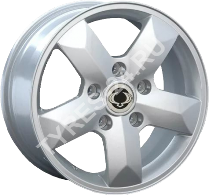 ДискSsangYongSNG77JxR16 PCD5x130 ET43 DIA84.1,чёрный