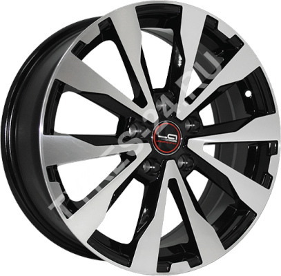 ДискSubaruSB507 Concept7JxR17 PCD5x114.3 ET48 DIA56.1,чёрный