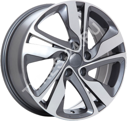 Диск Subaru SB84 7JxR17 PCD5x114.3 ET48 DIA56.1, серый