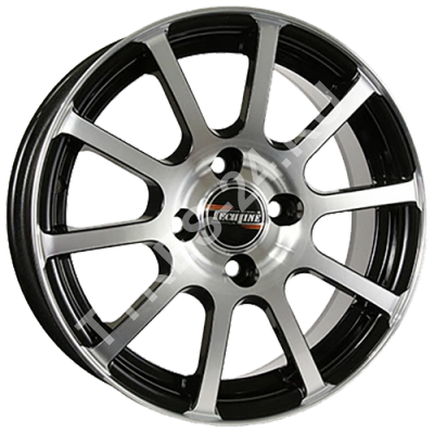 ДискTech Line4155.5JxR14 PCD4x100 ET43 DIA60.1,чёрный