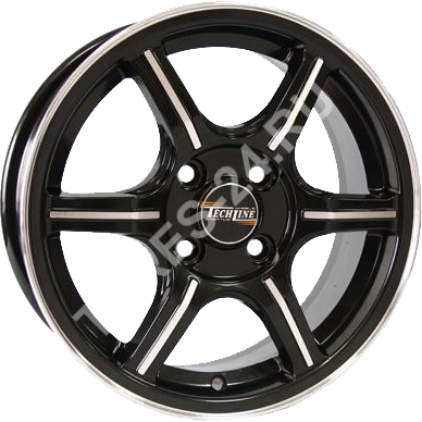 ДискTech Line4335.5JxR14 PCD4x98 ET38 DIA58.6,чёрный