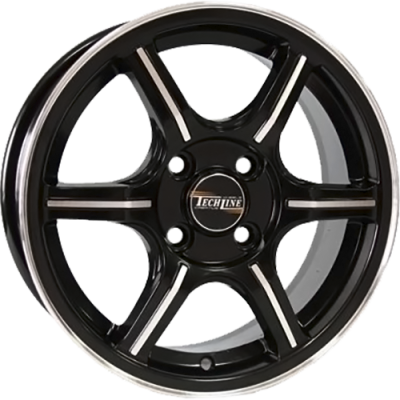 ДискTech Line4335.5JxR14 PCD4x100 ET38 DIA67.1,чёрный