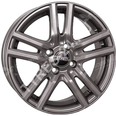 ДискTech Line5296JxR15 PCD4x100 ET40 DIA60.1,серый