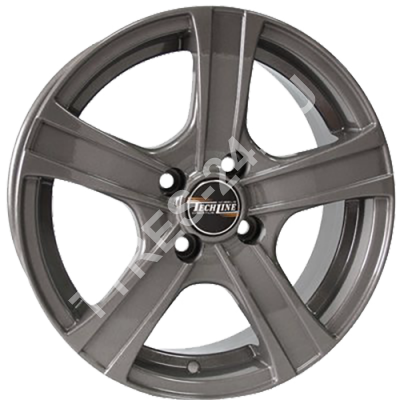 ДискTech Line5396JxR15 PCD5x100 ET38 DIA57.1,серый