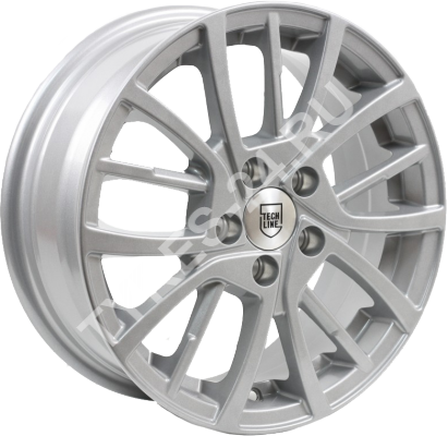 ДискTech Line5486JxR15 PCD4x100 ET45 DIA60.1,серебристый