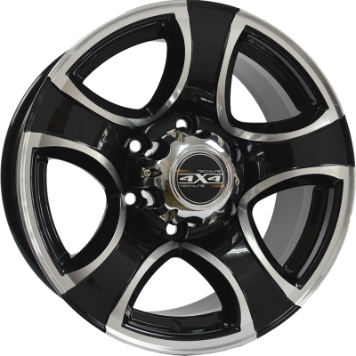 ДискTech Line6227.5JxR16 PCD6x139.7 ET10 DIA110.1,чёрный