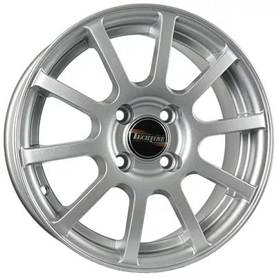 ДискTech Line4155JxR14 PCD4x100 ET35 DIA67,серебристый