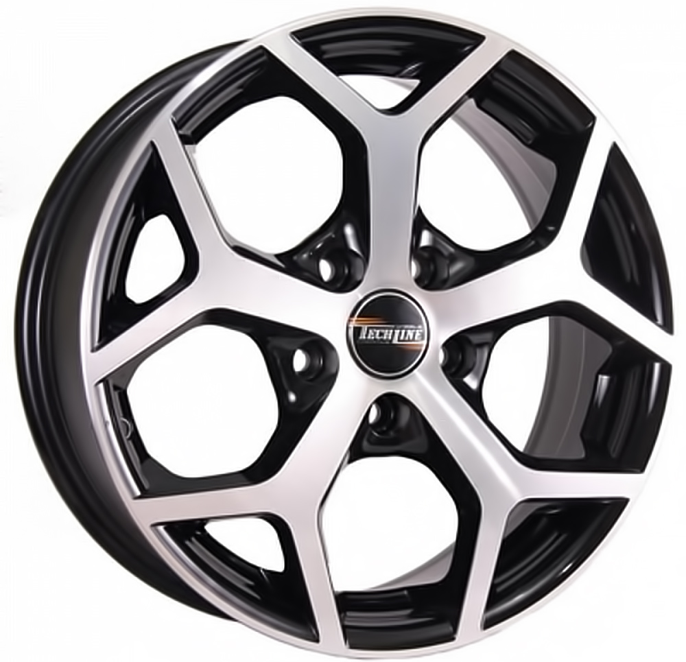 ДискTech Line5116JxR15 PCD5x108 ET52 DIA63.3,чёрный