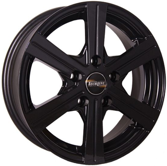 ДискTech Line5446JxR15 PCD5x100 ET38 DIA57.1,чёрный